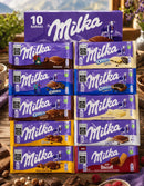 Kit 10 Un. Chocolate MILKA 100g Importado - Vários Sabores